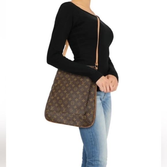 Authentic Preloved LOUIS VUITTON MUSETTE SHOULDER BAG MONOGRAM - Picture 1 of 8
